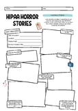 HIPAA Horror Stories Graphic Organizer