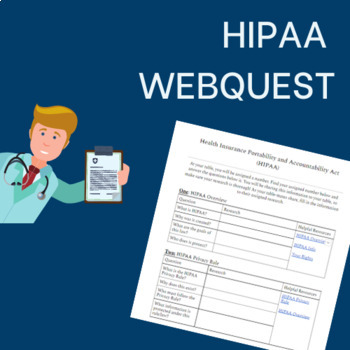 Preview of HIPAA Webquest