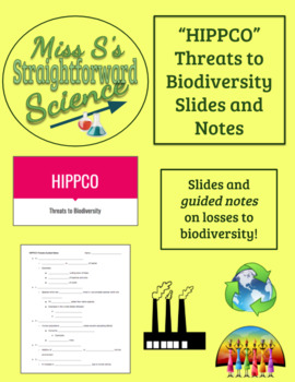 Preview of HIPPCO Threats to Biodiversity Slideshow and Guided Notes