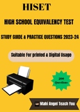 HISET HIGH SCHOOL EQUIVALENCY TEST 2023-2024 Study Guide .