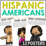 HISPANIC AMERICANS Color Posters | Hispanic Heritage Month