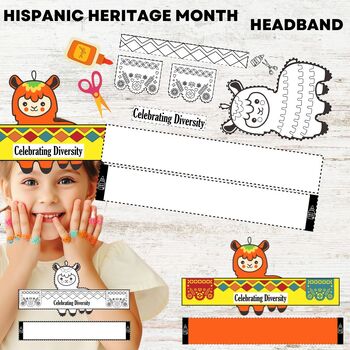 Preview of HISPANIC HERITAGE MONTH Headband Craft
