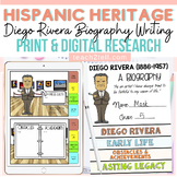 Hispanic Heritage Month Diego Rivera Biography Print & Dig