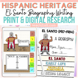 Hispanic Heritage Month El Santo Biography Print & Digital