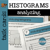 STATISTICS - Analyzing HISTOGRAMS Task Cards