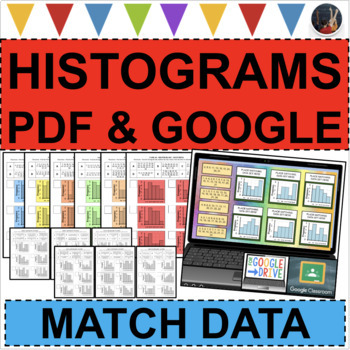 Preview of HISTOGRAMS Matching Data Sets Displays Investigations Stations PDF & GOOGLE