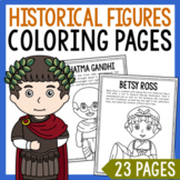 HISTORICAL FIGURES Coloring Pages | Biography Posters | So