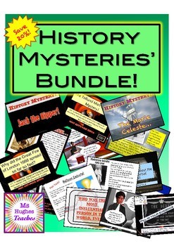 Preview of HISTORY MYSTERIES BUNDLE!