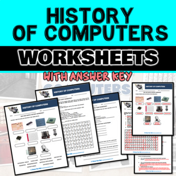 Preview of HISTORY OF COMPUTERS - Worksheet Quiz