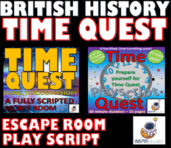 Preview of HISTORY: World History Playscript and Escape Room Bundle, resources, key