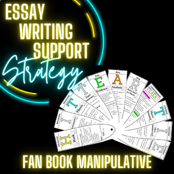 Preview of How To Write An Essay Writing Support Strategy Interactive Fan Book Manipulative
