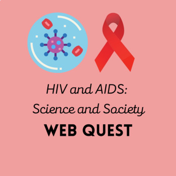 Preview of HIV/AIDS Science, Stigma and Society WebQuest, Writing and Research Activity