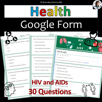 Preview of HIV and AIDs | Health | Google Form
