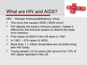 HIV/AIDS PowerPoint by PSUHealthTeach | Teachers Pay Teachers
