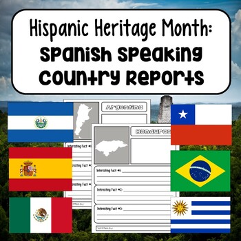 Preview of Hispanic Heritage Month:  Spanish Speaking Countries