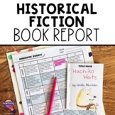 Historical Fiction Genre Minibook Book Report Project & Rubric