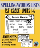 Journeys – Spelling Lists {First Grade}