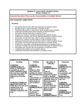 Preview of HMH 5th Grade Into Reading Module 12 Full Lesson Plans