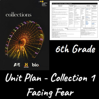 Preview of HMH B.E.S.T. FL Collections 1 Facing Fear Unit Lesson/Activity Plan/Schedule