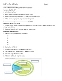 HMH Biology Unit 5.1 The Cell Cycle Reading Guide