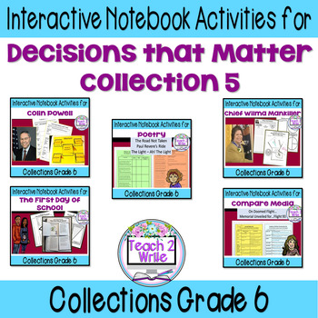 Preview of Decisions that Matter Interactive Notebook Activities Bundle