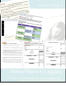 Preview of HMH Collection 5 The Diary of Anne Frank Holocaust Play Act I/II BOOK QUESTIONS