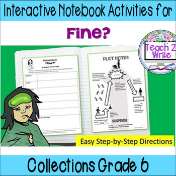 Preview of "Fine?" Printable Interactive Notebook Activities Collections Grade 6