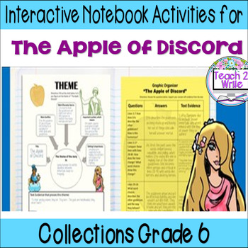 Preview of The Apple of Discord Interactive Notebook Activities HMH Collections Grade 6