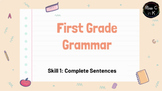 HMH Grammar Topic 1 - Skills 1-3 Lessons GROWING BUNDLE