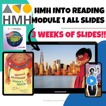 Preview of HMH INTO READING MODULE 1 ALL SLIDES PDF POWERPOINTS 3RD GRADE COMPLETE