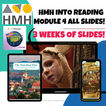 Preview of HMH INTO READING MODULE 4 ALL SLIDES PDF POWERPOINTS 3RD GRADE COMPLETE