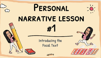 Preview of HMH INTO Writing Workshop Daily Slides Module 1: Personal Narrative