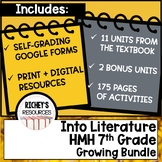 HMH Into Literature Grade 7 Growing Bundle Digital and Print