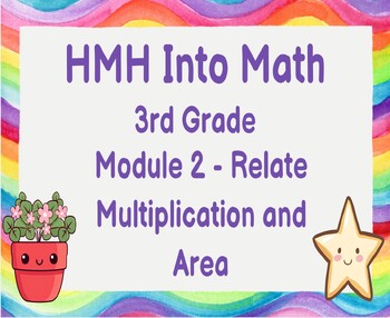 Preview of HMH Into Math 3rd Grade Module 2 "Relate Multiplication and Area"