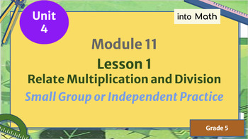 Preview of HMH Into Math, Grade 5, Modules 11-20 BUNDLE