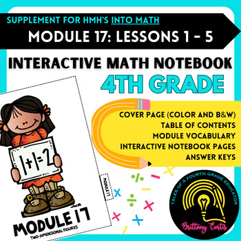 Preview of HMH Into Math Module 17: Fourth Grade Interactive Notebook