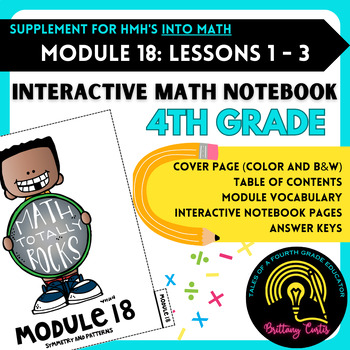 Preview of HMH Into Math Module 18: Fourth Grade Interactive Notebook