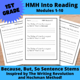 HMH Into Reading 1st Grade | Because, But, So Sentence Ste
