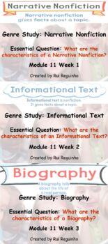 Preview of HMH Into Reading - 1st Grade - Complete Module 11 Weeks 1-3 Bundle
