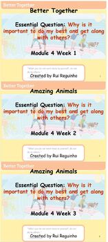 Preview of HMH Into Reading - 1st Grade - Complete Module 4 Weeks 1-3 Bundle