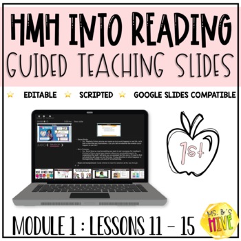 Preview of HMH Into Reading 1st Grade Guided Teaching Slides: Module 1 Week 3