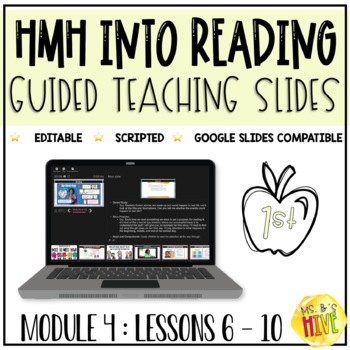 Preview of HMH Into Reading 1st Grade Guided Teaching Slides: Module 4 Week 2