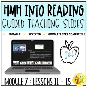 Preview of HMH Into Reading 1st Grade Guided Teaching Slides: Module 7 Week 3