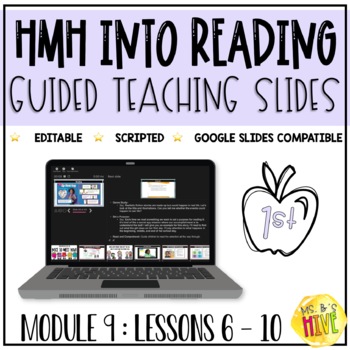 Preview of HMH Into Reading 1st Grade Guided Teaching Slides: Module 9 Week 2