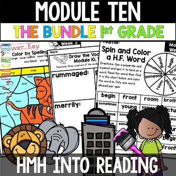 Preview of HMH Into Reading 1st Grade Module 10 Print and Digital Activities Bundle