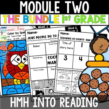 Preview of HMH Into Reading 1st Grade Module 2 BUNDLE Activities Digital and PRINT