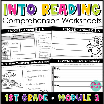 Preview of HMH Into Reading 1st Grade - Module 3: Reading Supplement