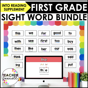 Preview of HMH Into Reading 1st Grade Sight Word Cards & Powerpoint Slides™ Supplement