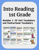 HMH Into Reading 1st Grade Vocabulary Cards & Instructiona
