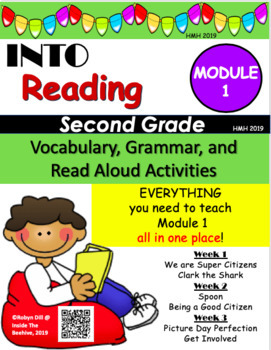 Preview of HMH Into Reading 2019 Vocabulary, Grammar, Read Alouds, Slideshow BUNDLE